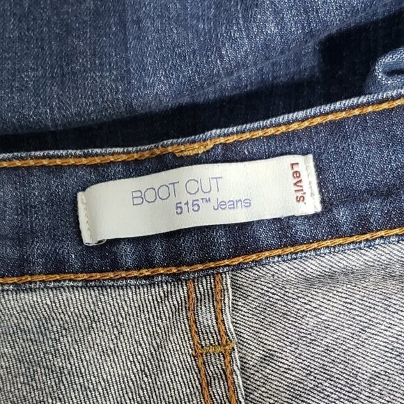 Levis 515  Boot Cut Jeans  Women's Size 16M Lightly distressed  NWOT - Picture 4 of 4